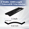 1" RV Vinyl Trim Molding Insert, 120FT RV Weather Stripping