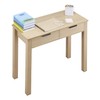 VEVOR Small Desk with Drawers, Wooden Table for Home Office,
