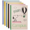 Sunstar Stationery S2637634 Snoopy Campus Notebook, Dot, B Ruled, 5