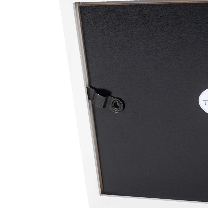 First Grandchild Picture Frame- White Double Hinged Tabletop Photo Frame