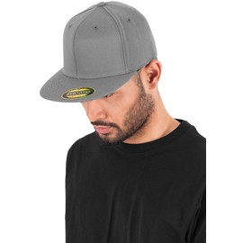 Flexfit Erwachsene Mütze Premium 210 Fitted, grau (darkgrey), L/XL