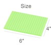 Vanpad Lined Sticky Notes 4X6 in Bright Green Ruled Stickies