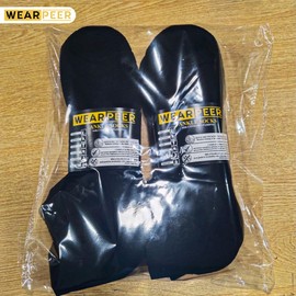 WEARPEER 10 Pairs Ankle Socks for Men & Women Breathable Athletic Running Socks Sports no Show Socks Low Cut Socks Men- 10 Pairs Black Large