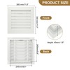 PATIKIL 10" x 10" Aluminum Return Grille, Air Supply Vent