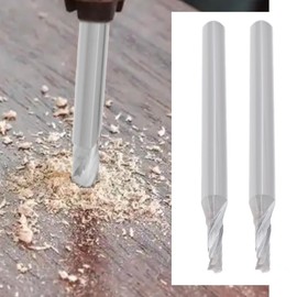 LT Easiyl Spiral Router Bits 1/8 Carbide Tungsten Steel Router Bit for MDF, PVC, Acrylic, Solid Wood, Chipboard, Plywood, Pack of 3