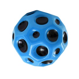 Pelota Que Rebota Extremadamente Alta, Pelota Espacial Que Despide Interactiva 66 Mm para Niños (Blue)