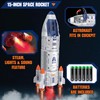 BLOONSY Rocket Ship Toys for Kids | Rocketship Space Shuttle