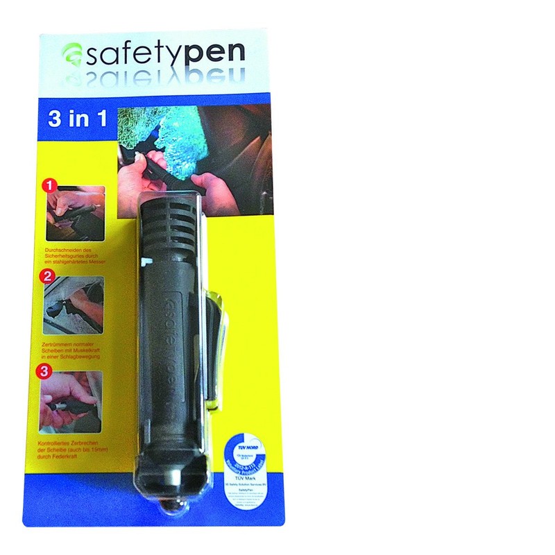 Holthaus Medical 3-in-1 SafetyPen Emergency Hammer with Bracket