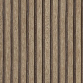 Yun-aeon Natural Wood Peel and Stick Wallpaper Wood Slats - 17.3"x 120" Light Tan Self-Adhesive Waterproof Vinyl Removable Wall Paper for Wall Decor Bedroom