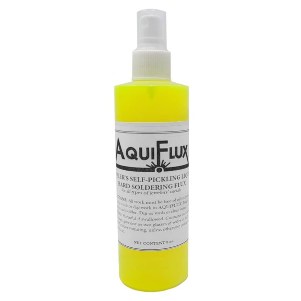 Aquiflux Self Pickling Flux 1/2 Pint for Precious Metals Gold