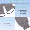 2 Pcs Exfoliating Back Scrubber, 2-in-1 Exfoliating Body Scrubber With