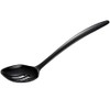 Gourmac Hutzler 12 Inch Melamine Slotted Spoon, Black