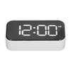 Digital Alarm Clock Large Number USB Rechargeable Mirror Electronic Desktop