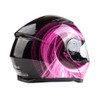 Typhoon TH158 Adult Women's Modular Full Face Motorcycle Helmet Flip-Up