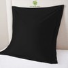 Cotton Delight European Pillow Shams Set of 2 Black Euro
