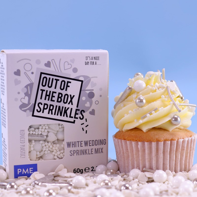 PME Out the Box Sprinkle Mix, White Wedding