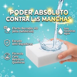 Magesa Borradores Mágicos Esponja de Melamina Multiusos, Almohadillas de Limpieza Física para Tenis, Paredes, Baño y Cocina, Esponjas de Alta Densidad