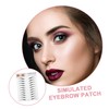 Gatuida 2Pcs Imitation Eyebrow Transfer Stickers Hair Like Temporary Eyebrows