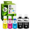 31 Ink 32XL Black Ink Bottle Set for Smart Tank