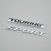 2Pc Sport Touring Rear Trunk Letter Logo Badge Emblem Nameplate