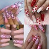 12 Grids Valentine's Day Nail Art Glitter Sequins 3D Holographic