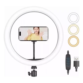OEM Aro De Luz Led 10 Pulgadas Pro Con Soporte Para Celular