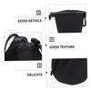 CIYODO 4pcs Camera Lens Pouch Durable Neoprene Storage Bag for