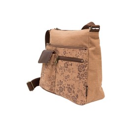 Creare KS-196 Women's Shoulder Bag, Cross-body, Lightweight, Made in Japan, Persimmon Dye, Kimono, Multi-functional Pockets, Multiple Pockets, Mother, Birthday Gift, Gift