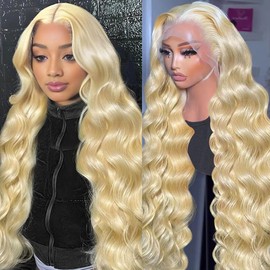 Gurdasa 13x6 613 Lace Front Wig Human Hair 200 Density Blonde Body Wave Lace Front Wigs Human Hair Pre Plucked Blonde Wig Human Hair 613 HD Lace Frontal Wigs Human Hair 613 Human Hair Wig 22 Inch