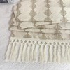 HVEST Boho Table Runner 72 inches Long Brown and Beige