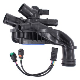 Thermostat Housing Wiring Harness Thermostat Housing Coolant Coolant Thermostat with Sensor Seal Temperature Switch Connection Cable Cable for C4 DS3 R56 R50 R53 R55 R52 R57 R61 207 3008 308 5008 RCZ