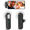 PWAY Wireless Lavalier Microphone, 2,4GHz Plug-and-Play, Unterstützt Originalton, Rauschunterdrückung, KTV,