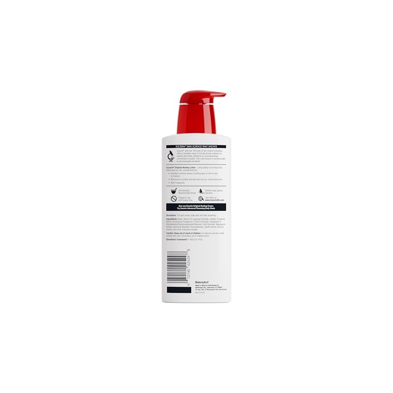Eucerin Original Healing Rich Lotion, 16.9 Ounce