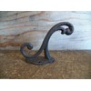 Coat Hat Hooks Cast Iron Lot Set of 6 Double
