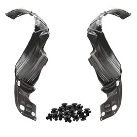 Parts N Go Fender Liner Set w/Clips For 1998-2002 Accord Sedan Coupe Front Driver & Passenger Side Left Right HO1249106 HO1248106 74151S84A00 74101S84A0
