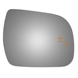 Passenger Side Replacement Power Mirror Glass Blind Spot Warning for 2013-2016 Toyota Sienna