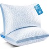 QUTOOL Enhanced Cooling Pillows for Sleeping, Shredded Memory Foam Pillows