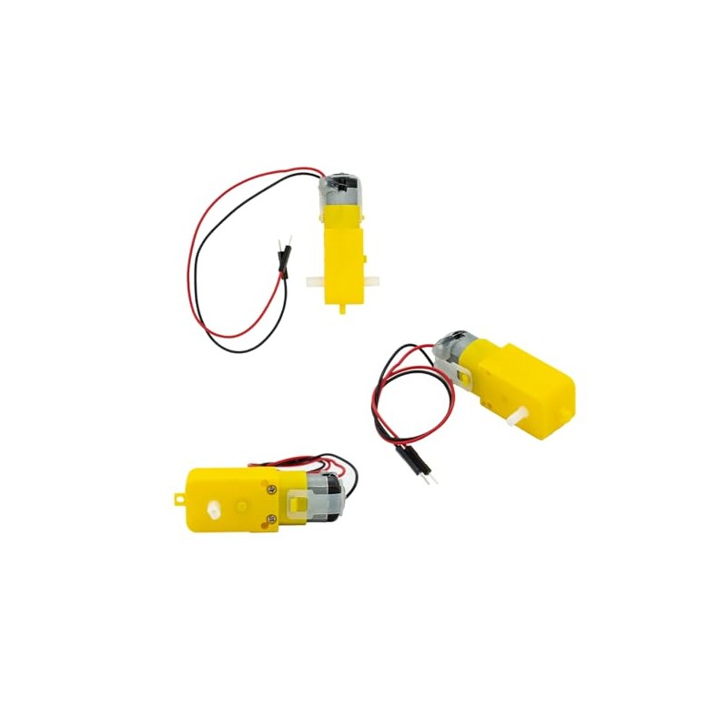 6pcs TT Motor DC Electric Motor 3V-6V Dual Shaft Geared
