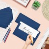 200 Pack #10 Business Envelopes, Navy Blue Standard Envelopes Self