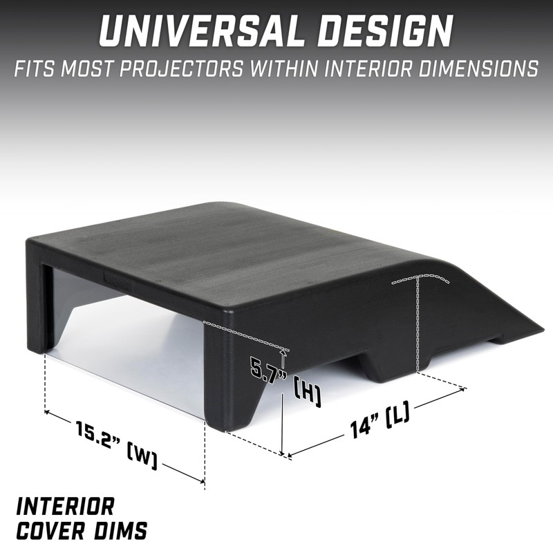 GoSports Golf Simulator Projector Cover - Floor Mounted Enclosure for