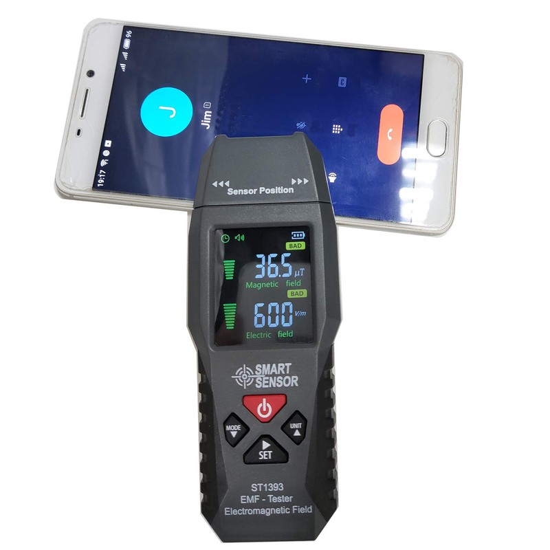 EMF Meter KKmeter Electromagnetic Field Radiation Detector with Digital LCD