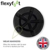 Flexyfoot Ltd Flexyfoot Shock Absorbing Crutch Ferrule - Black -