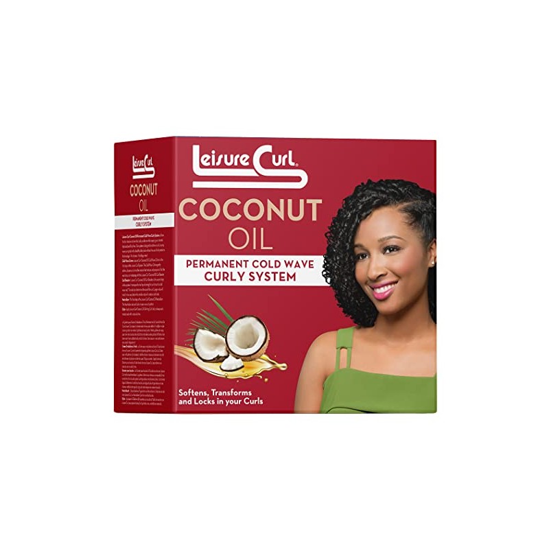 Leisure Curl Coconut Oil Permanent Cold Wave Curly System Kit