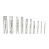 10Pcs Screw Tap Extractor Set Quenched Alloy Steel Broken Screw