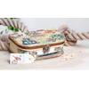 VBS Suitcase, set of 2, cream-coloured cardboard, 23 x 15