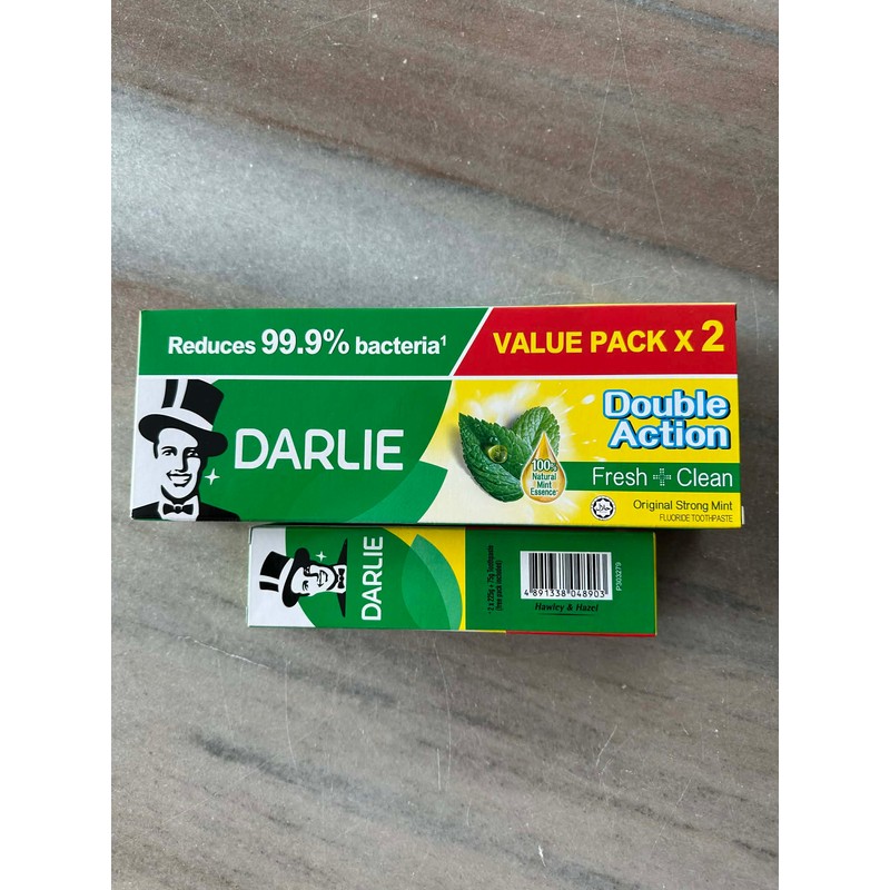 DARLIE TOOTHPASTE DOUBLE ACTION 225Gx2 (New Stock)