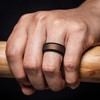 ThunderFit Silicone Wedding Rings for Men, Breathable Step Edge 2