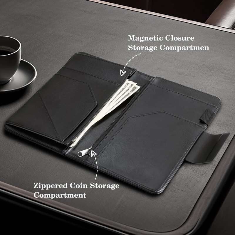 CoBak Premium Server Book - 5.12" x 7.91" Waiter Wallet