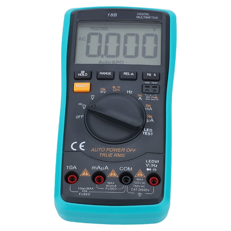 Digital Multimeter Tester Delayed Backlight High Accuracy Electrical Voltmeter Tester