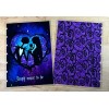 Handmade Nightmare before Xmas Quote Front/Back Cover Set 4 use